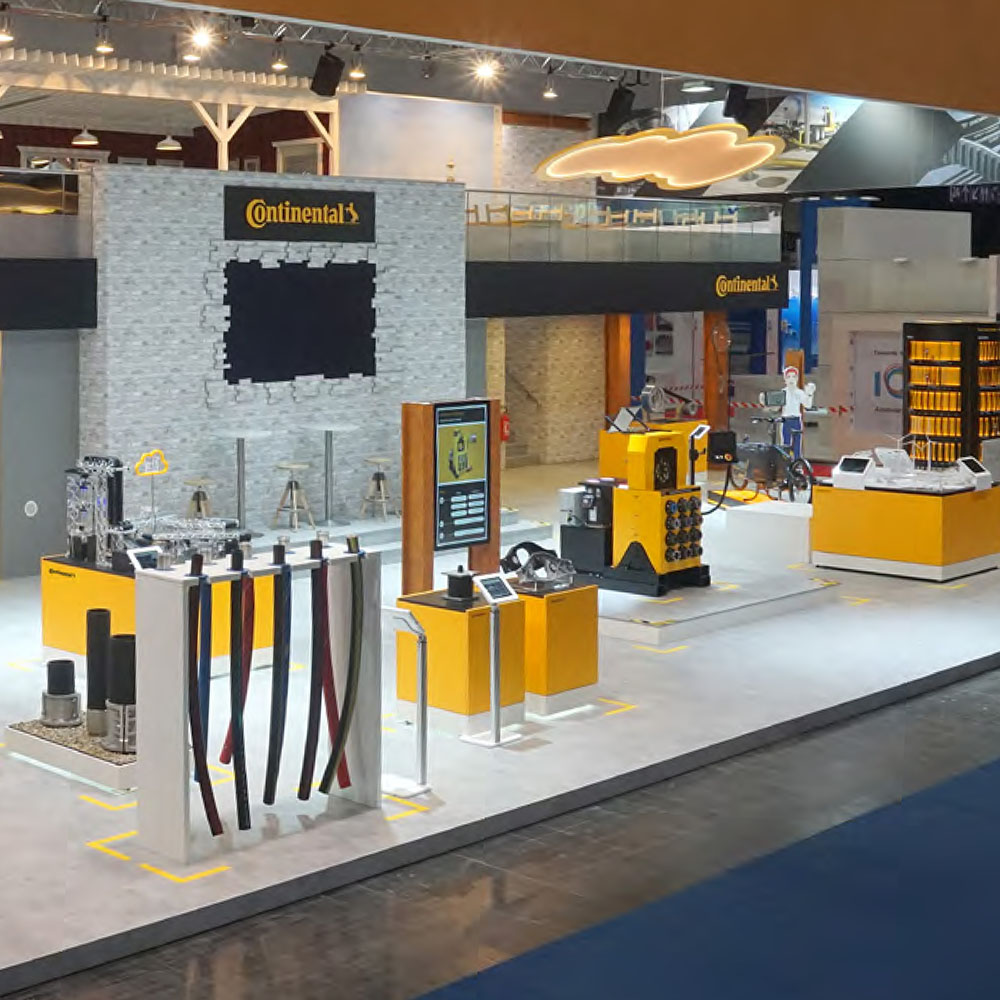 Softwarelösung Messestand Continental